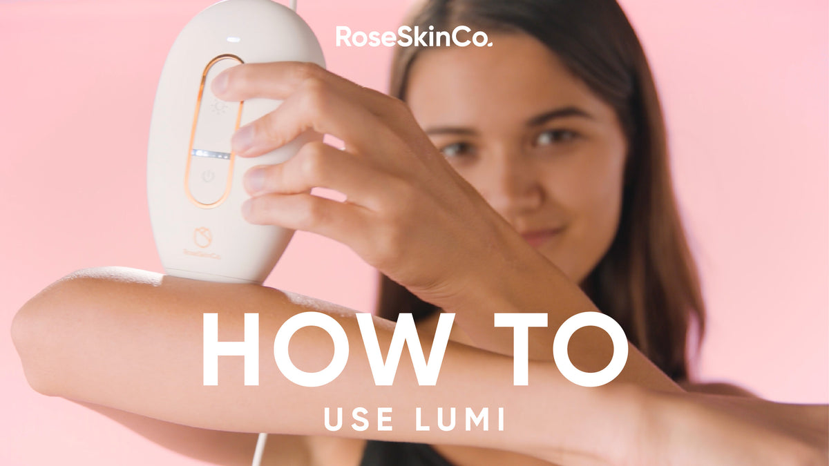 How To Use The RoseSkinCo Lumi for AtHome IPL Hair Removal RoseSkinCo.